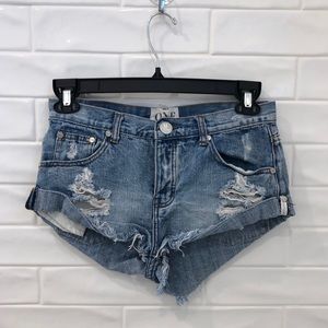 One Teaspoon bandits Jean shorts